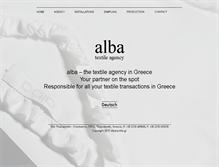 Tablet Screenshot of albatextile.gr